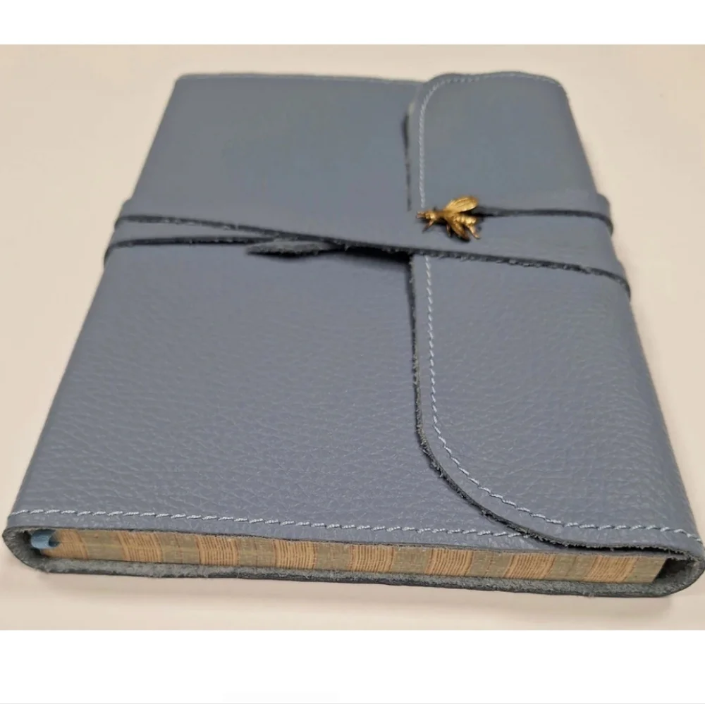 Bee Leather Journal Made in Italy NWT